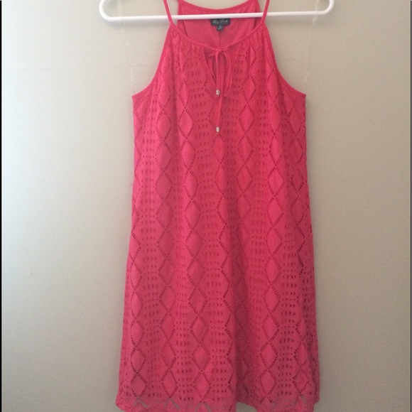 Pink diamond mesh dress - Picture 1 of 1